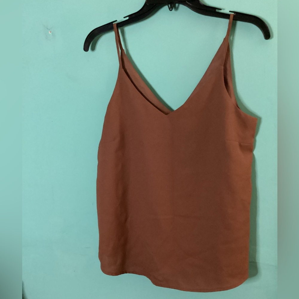 GAUDI Brown Camisole Tank Top Size Small EUC